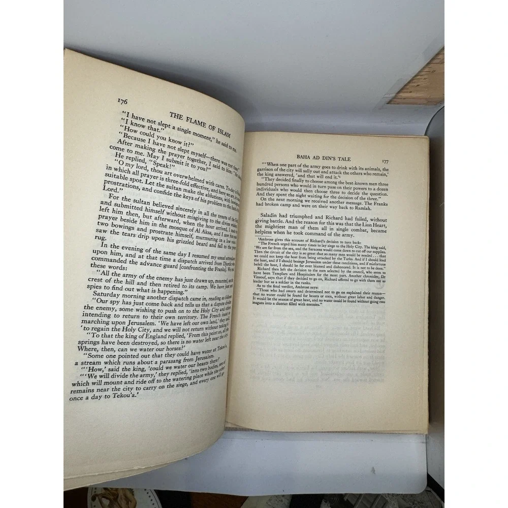 The Crusades The Flame of Islam by Harold Lamb Vintage 1931 HC